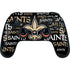 NFL New Orleans Saints Black Blast Google Stadia Controller Skin